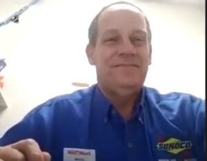 Image of Bruce, a McIntosh Energy store manager, offers his experience for c-store employment. He reminds each of his hires to "come in with the right attitude - you are going to be successful. Strive to be the best and look for the job that you desire."