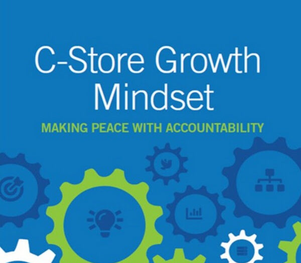 Image of the book C-Store Growth Mindset, Making Peace with Accountability by Tom Bandy and Mason Cowan. A field-test approach to establishing a culture of growth using an accountability system