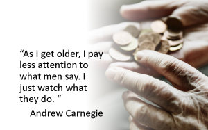 Image of quote by andrew Carnegie regarding what needs attention