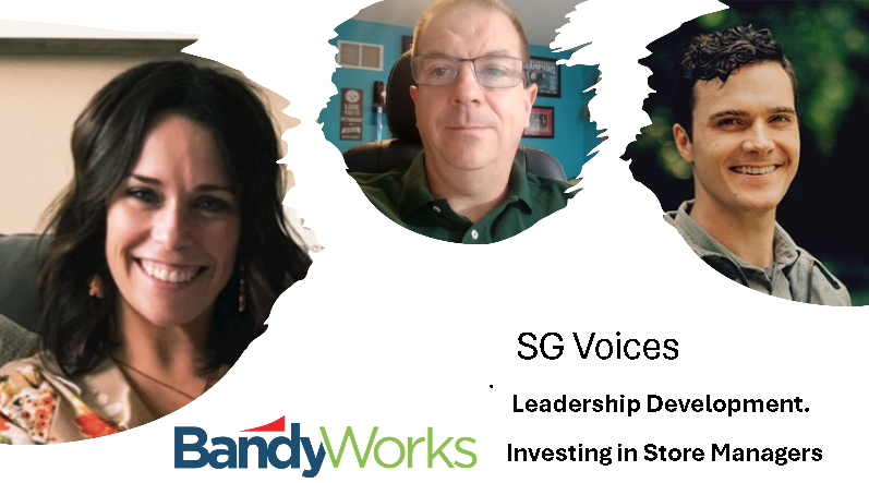 Image of Stephanie Galentine, Darrell Meek, and Mason Cowan, panelist -In a recent SG Voices panel discussion, Stephanie Galentine, Lassus Brothers, Darrell Meek, JD Streett, Mason Cowan, BandyWorks, and Jed , SG Voices discussed how they maximize c-store leadership development ROI.