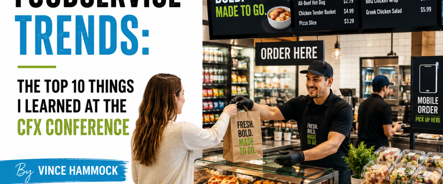 Modern convenience store foodservice trends including digital ordering and fresh prepared foods