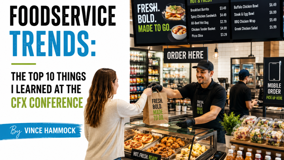 Modern convenience store foodservice trends including digital ordering and fresh prepared foods