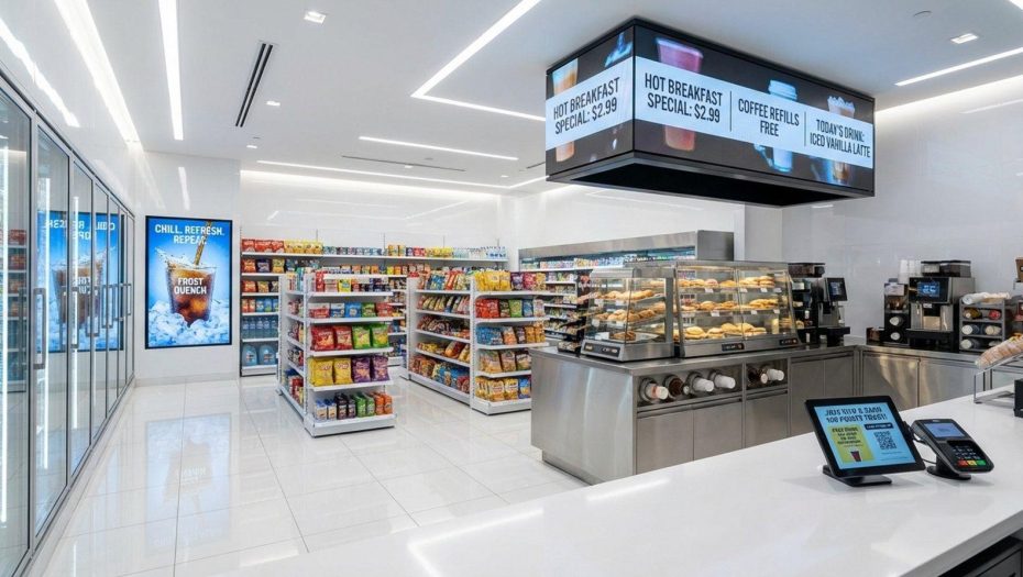 digital signage for convenience stores