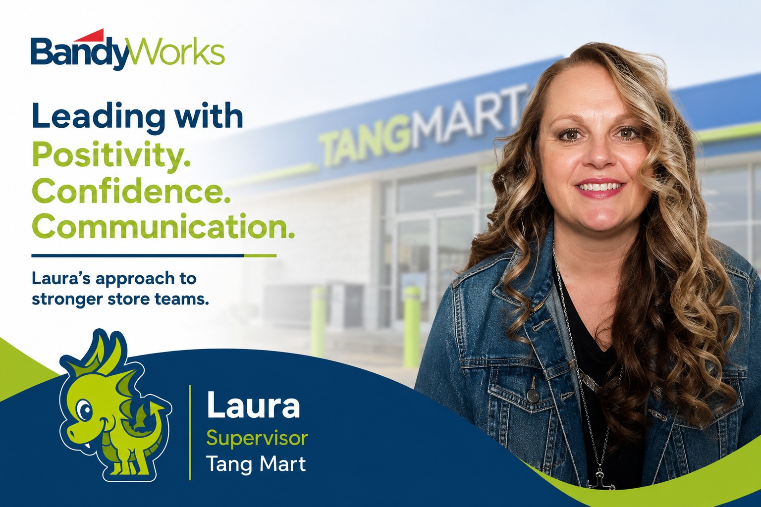 Laura Tang Mart supervisor on convenience store team communication