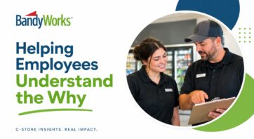 Employee coaching in convenience stores can also mean helping employees understand why a task matters in the first place.